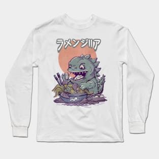 GODZILLA, RAMEN AND NORI Long Sleeve T-Shirt